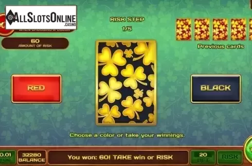 Risk Game screen