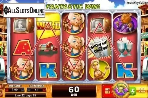 Win Screen . Stacks of Cheese from TOP TREND GAMING