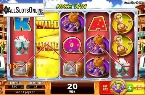 Win Screen 2. Stacks of Cheese from TOP TREND GAMING