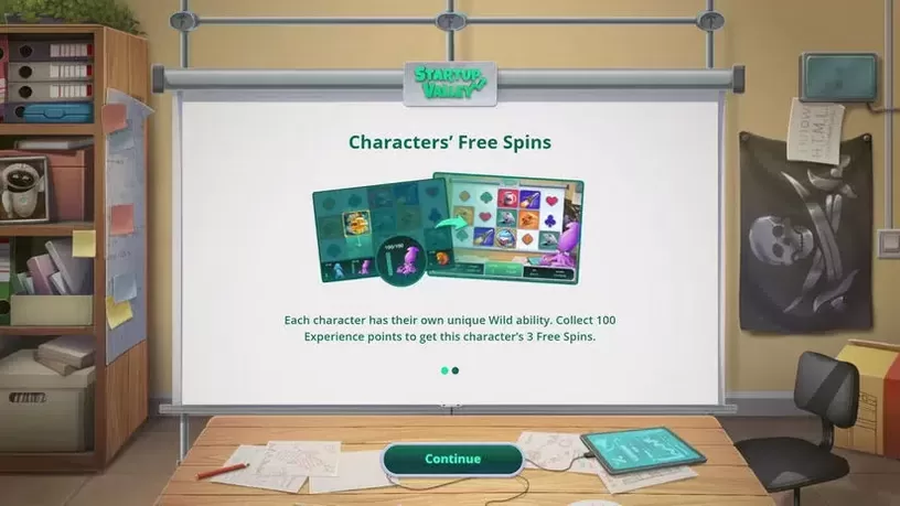 Startup Valley slot screenshot 2