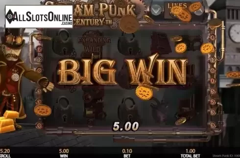 Big Win screen