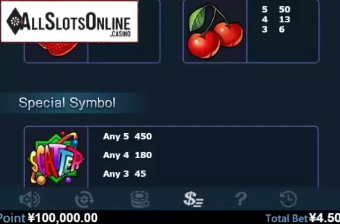 Paytable 4. Sun Quest (Virtual Tech) from Virtual Tech