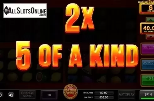 5 of a kind win. Super Fruits Wild from Inspired Gaming