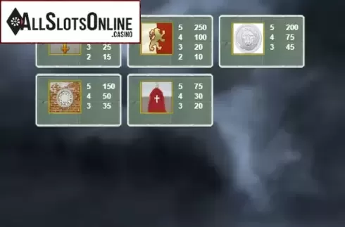 Screen7. Templar Mistery from Portomaso Gaming