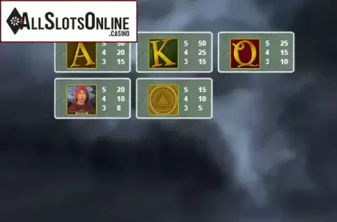Screen8. Templar Mistery from Portomaso Gaming