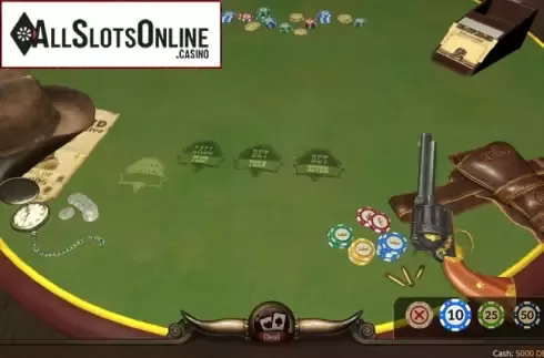 Start Screen. Texas Holdem Poker 3D from Evoplay Entertainment