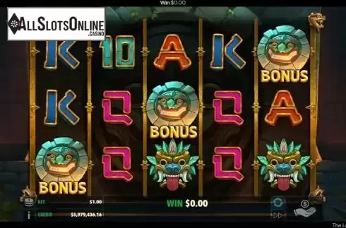 Bonus Game screen