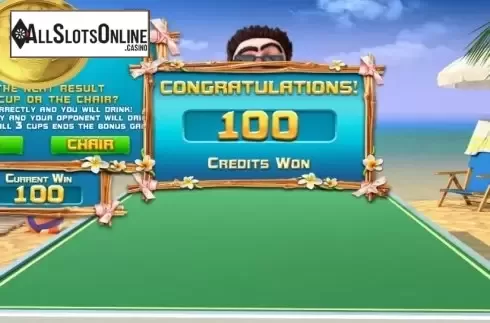 Bonus Game Win. The Party Guy from Nucleus Gaming