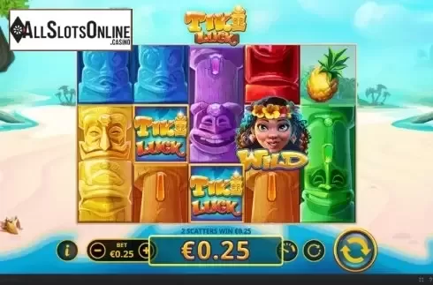 Win Screen 3. Tiki Luck from Skywind Group