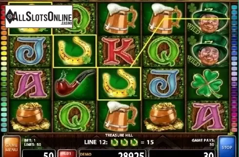 Screen 2. Treasure Hill from Casino Technology