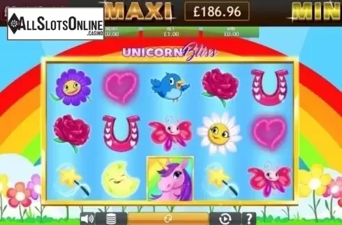 Reel Screen. Unicorn Bliss Jackpot from Eyecon