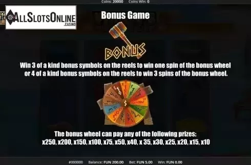 Game Features screen 2