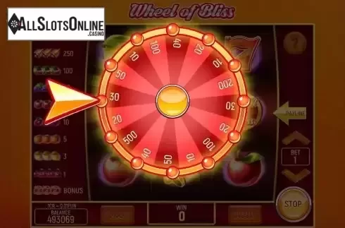 Bonus game screen