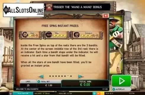 Screen8. Wild Bandits (Leander) from Leander Games