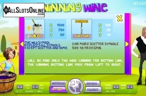 Features 1. Winning Wine from Packmaster Games