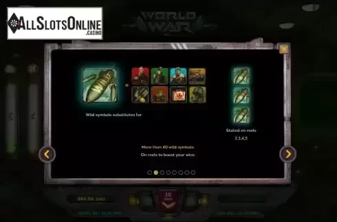 Wild symbols screen
