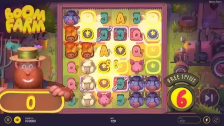 Boom Farm slot screenshot 4