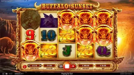 Buffalo Sunset slot screenshot 5