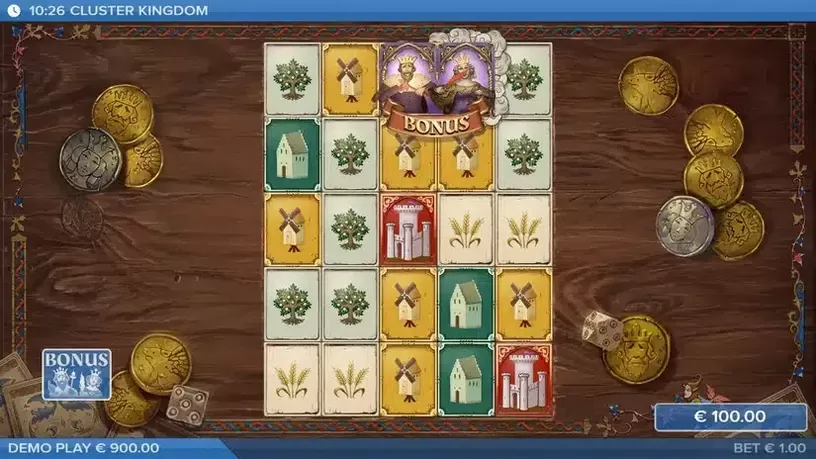 Cluster Kingdom slot screenshot 2