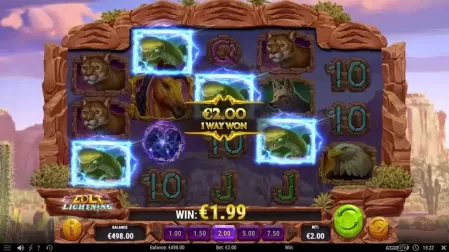 Colt Lightning slot screenshot 2