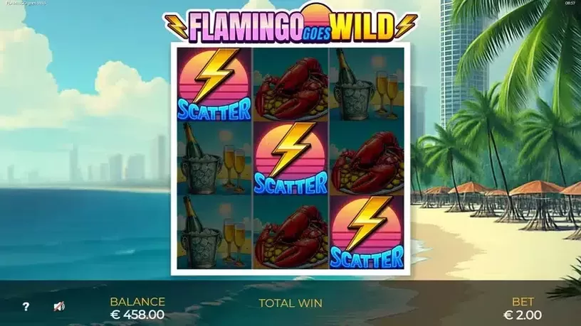 Flamingo Goes Wild slot screenshot 2