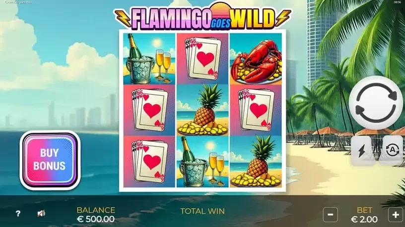 Flamingo Goes Wild slot screenshot 1
