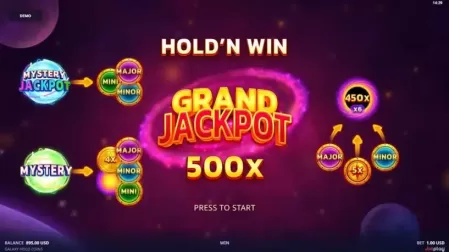 Galaxy Hold Coins slot screenshot 3