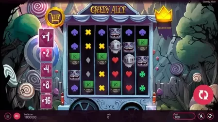 Greedy Alice slot screenshot 1