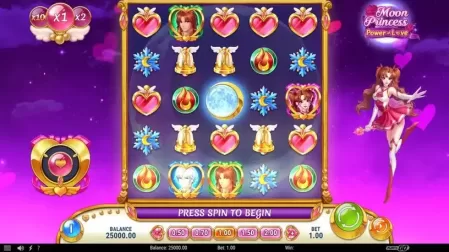 Moon Princess Power of Love slot screenshot 1