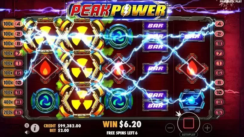 Peak Power slot screenshot 5
