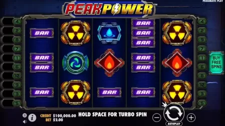 Peak Power slot screenshot 1