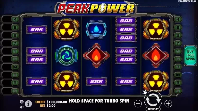 Peak Power slot screenshot 1