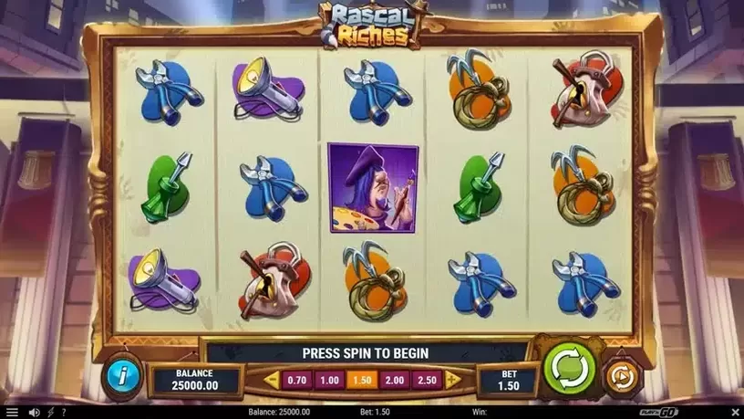 Rascal Riches slot screenshot 1
