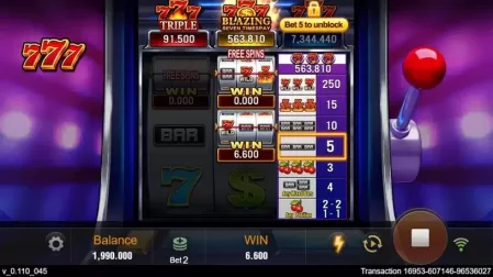 Seven Seven Seven slot screenshot 4