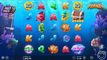 Shark Frenzy slot screenshot 1