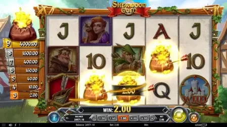Sherwood Gold slot screenshot 2