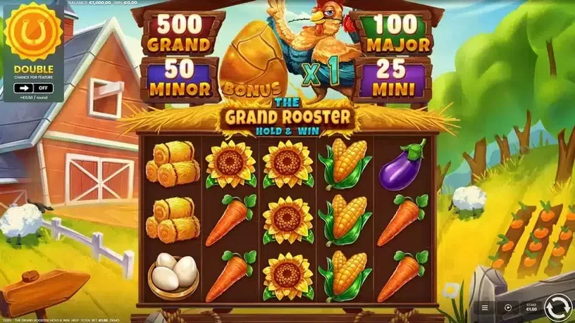 The Grand Rooster: Hold & Win slot screenshot 