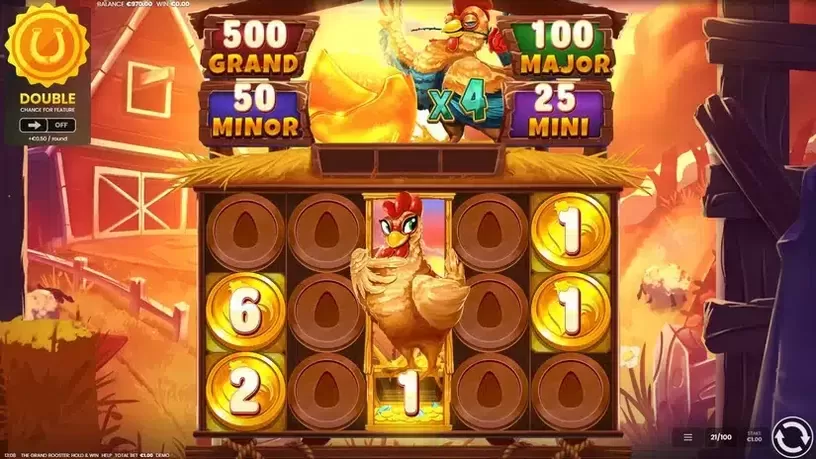 The Grand Rooster: Hold & Win slot screenshot 