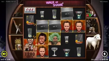 Walk of Shame slot screenshot 2