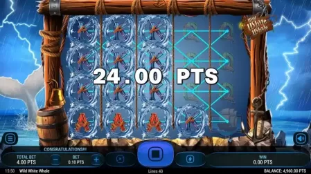 Wild White Whale slot screenshot 2