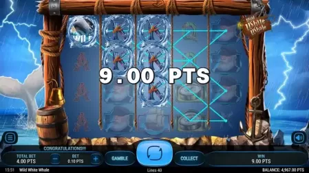 Wild White Whale slot screenshot 4