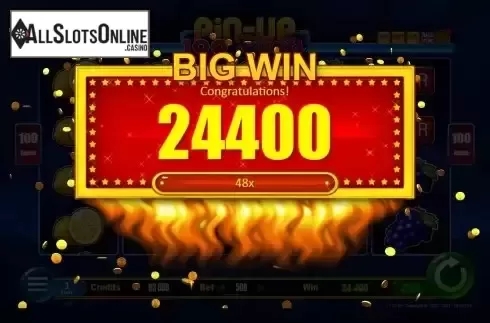 Big Win screen