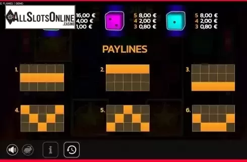 PayLines screen