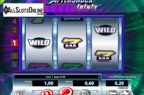 Autoplay screen 1. AfterShock Frenzy from WMS