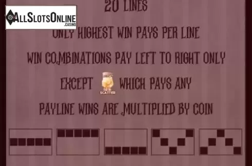Paylines. Alchemy (AllWaySpin) from AllWaySpin