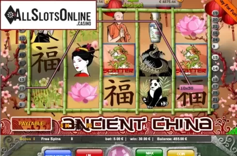 Win screen. Ancient China (Portomaso) from Portomaso Gaming