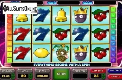 Screen3. Astro Fruits from OpenBet