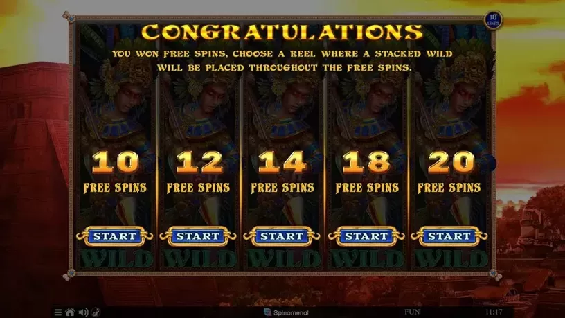 Aztec Spell 10 Lines slot screenshot 3