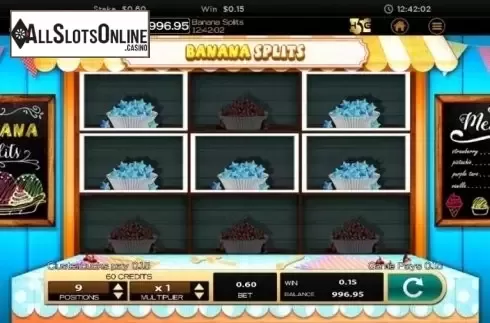 Win Screen 2. Banana Splits from High 5 Games