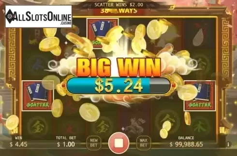 Big Win screen